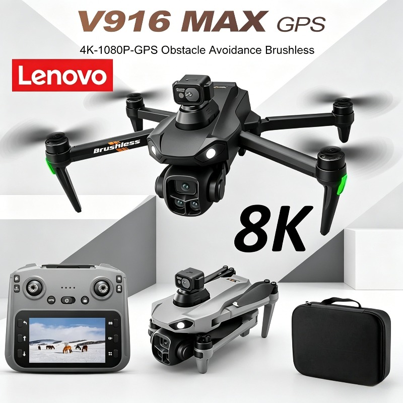 Drone Photogrammetry - Profesjonalny dron Lenovo V916MAX 8K HD